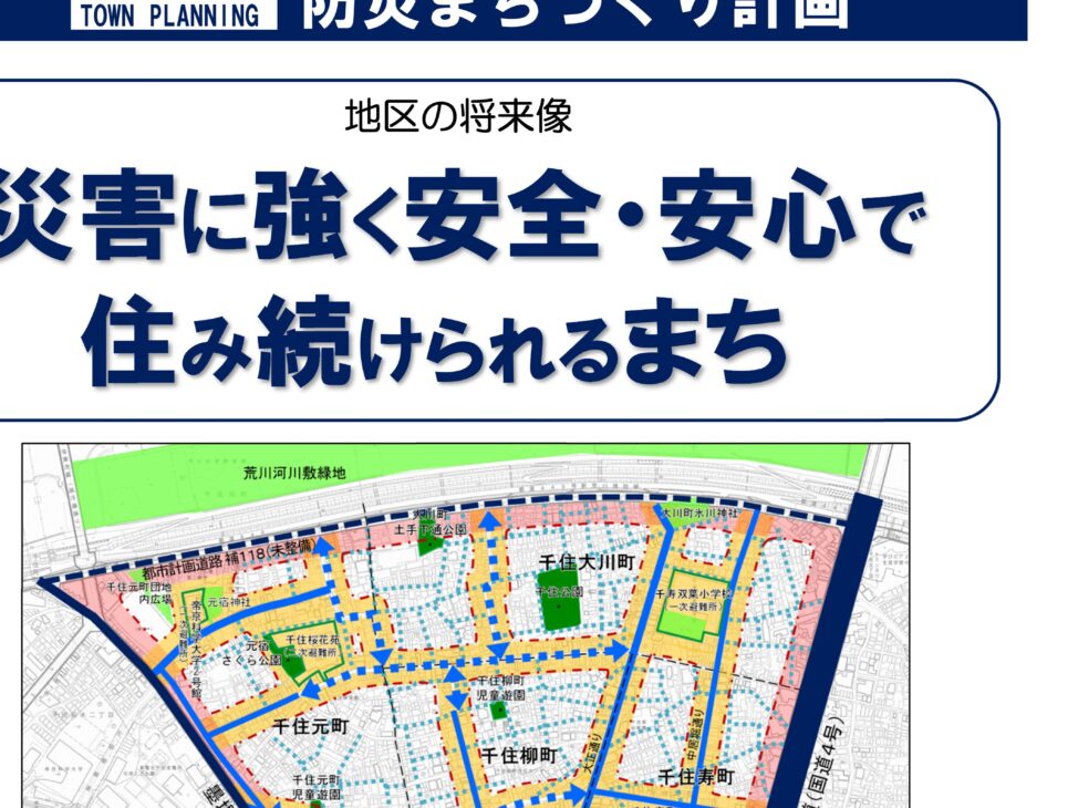 災害に強いまちへの建物更新ルール